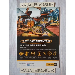 Jual Poster Brosur Alat Berat Trakindo Caterpillar CAT 320D2GC Medium ...