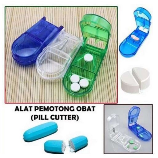 Pill Cutter - Kotak Penyimpanan dan Alat Potong Pil