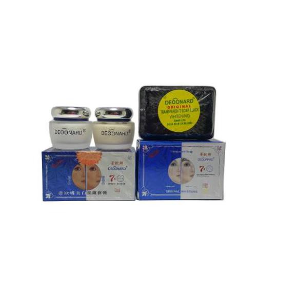 ۞ PAKET CREAM DEONARD SET DAN SABUN HITAM ORIGINAL ™