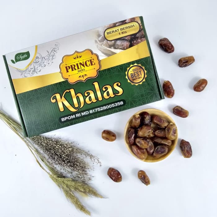 

kurma khalas 1kg prince Dates