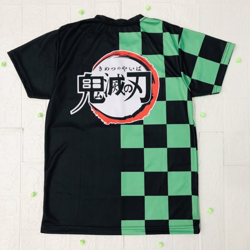 Jersey Tanjiro Two Tone Anime Manga Demon Slayer Kimetsu No Yaiba