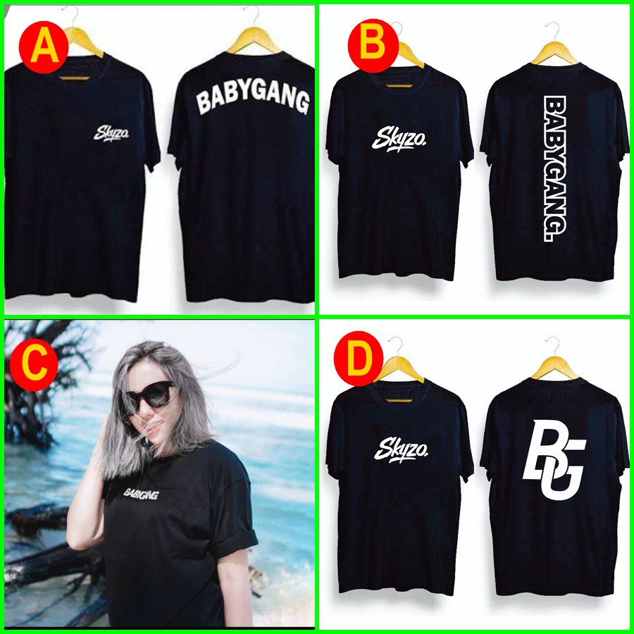  KAOS  Distro SKYZO BABYGANG  LENGKAP MURAH Shopee Indonesia