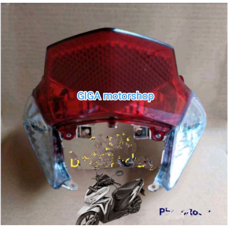 lampu stop vario techno125/stop lamp belakang vario 125 old kzr