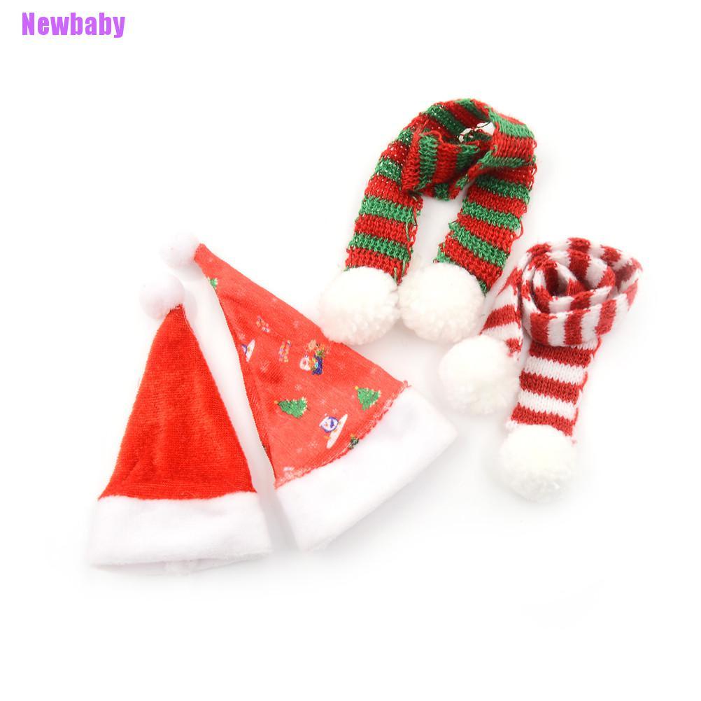 (Newbaby) Topi Natal Handmade Untuk Boneka Blythe 1 / 6