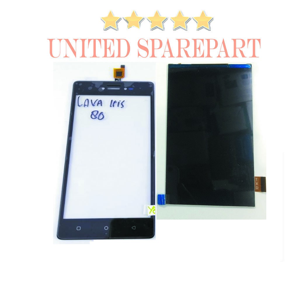 LCD TOUCHSCREEN LAVA IRIS 80 ORIGINAL NEW