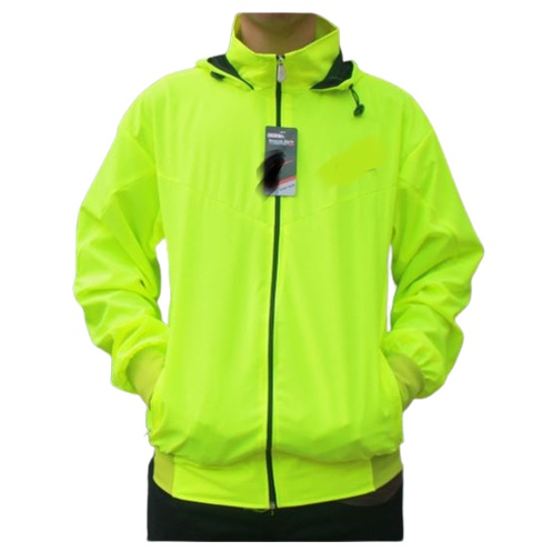 [Promo Sale] COD/Jaket Parasut Olahraga Sporty Jogging Lari Polos Hitam M-XXL-4