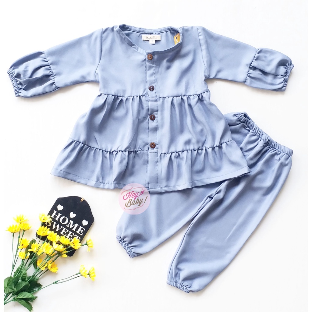 on Set anak perempuan
- Setelan IMport Anak PereMpuan
RZ FREYA POLOS setelan bayi polos yang lucu