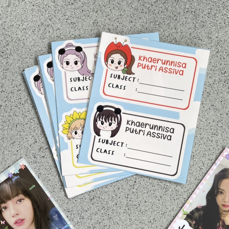 

Blackpink Chibi Sticker Buku Custom