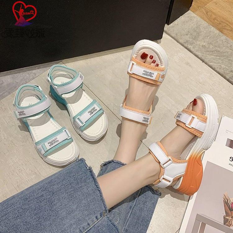 GSW Sandal Wanita SS800 Sport Import Korea Wedges Sandals