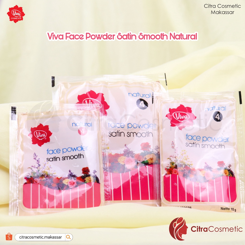 Viva Bedak Zak Super Mini 10 Gr | Zak Mini | Besar Natural