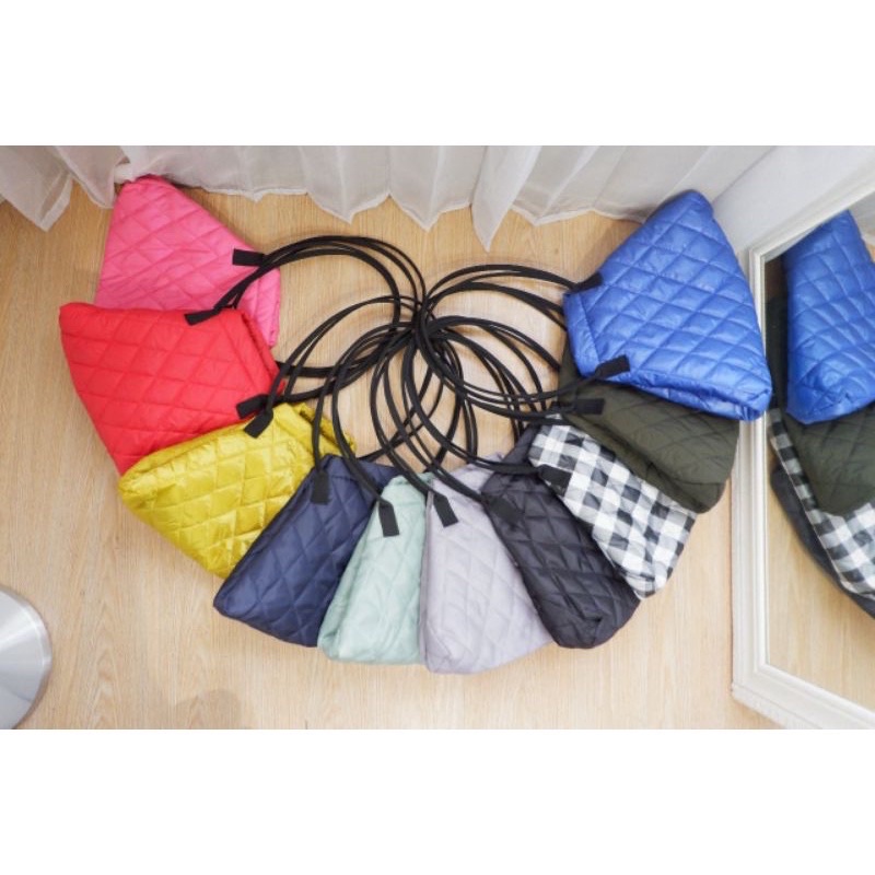 Puff Tote Bag (Tas Diamond Puff)