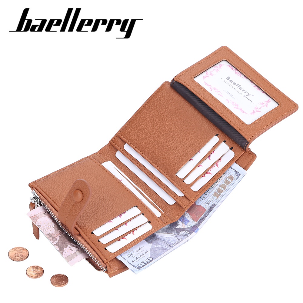 BAELLERRY N3236 Dompet Wanita Kecil Bahan Kulit PU Leather Premium WATCHKITE WKOS