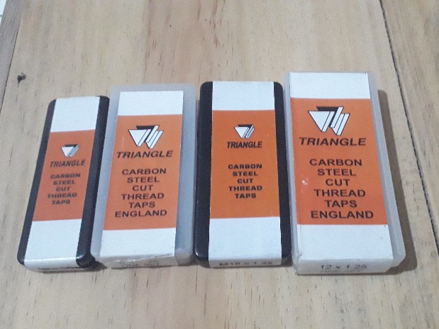 Mata Hand Tap M6 X 1 Mm Triangle 3 Pcs Bor Pembuat Ulir Drat Baut Made In England