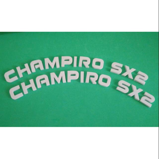 TIRE STICKER/ STICKER BAN CHAMPIRO SX2