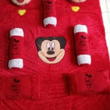 LHN PROMO CUCI GUDANG  KASUR KARPET/SURPET KARAKTER BULU JUMBO PLUS BANTAL LED DAN GULING #o# 23