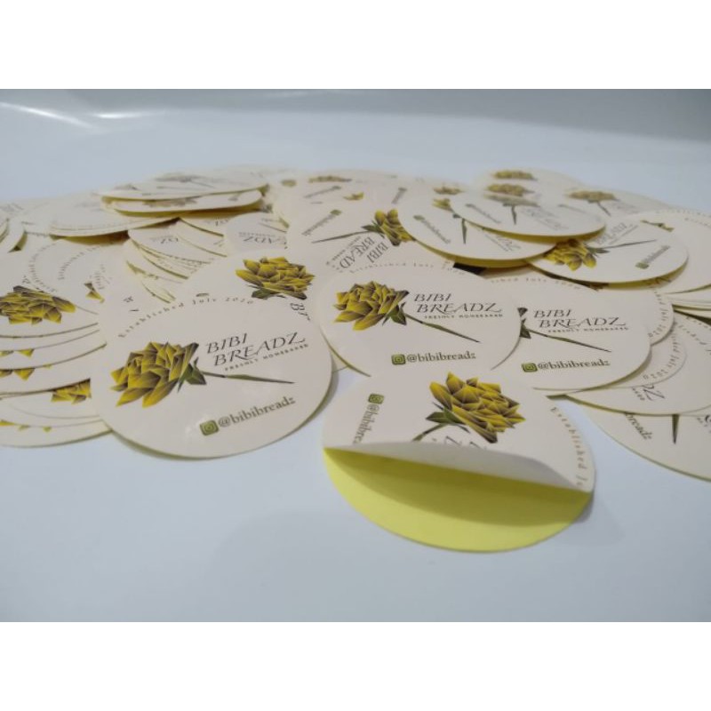 

Cutting stiker label murah CUSTOM 3-8CM