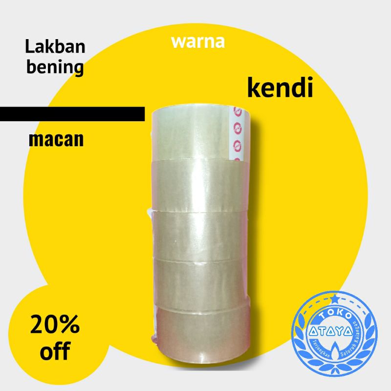 

lakban bening murah 45x50