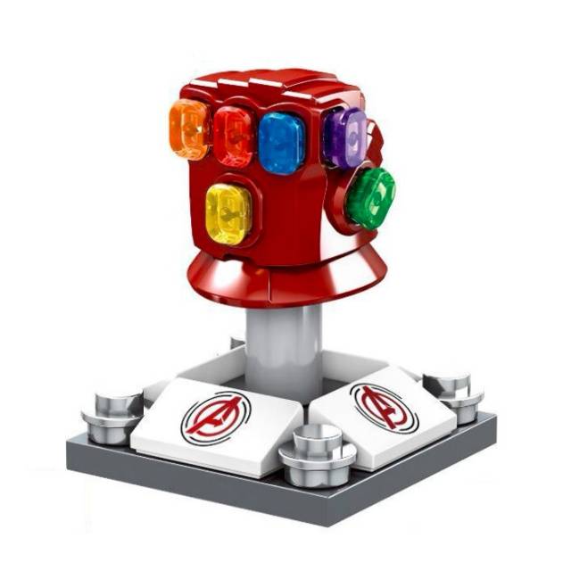 Marvel Thanos Infinity  Gauntlet Minifigure ( BUKAN ORI LEGO)