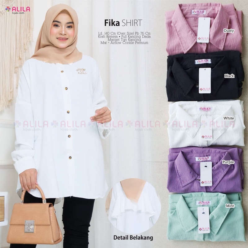 Tunik Fika Shirt Ori Alila Jumbo Ld 140 Pb 76