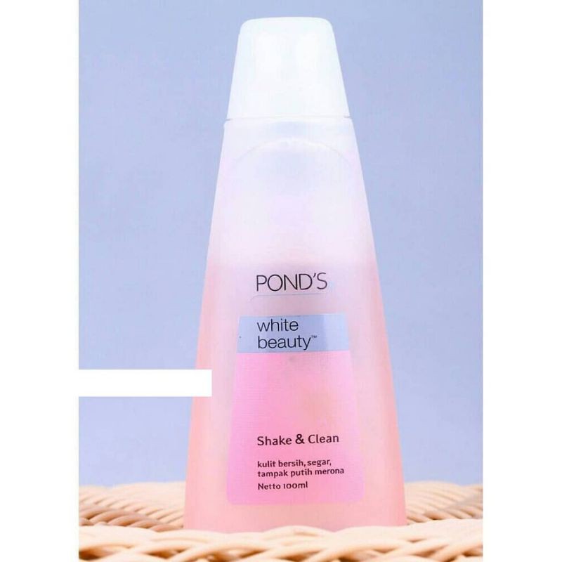 PONDS WHITE BEAUTY SHAKE &amp; CLEAN( MAKE UP REMOVER) ISI 100 ML ORIGINAL~ASLI