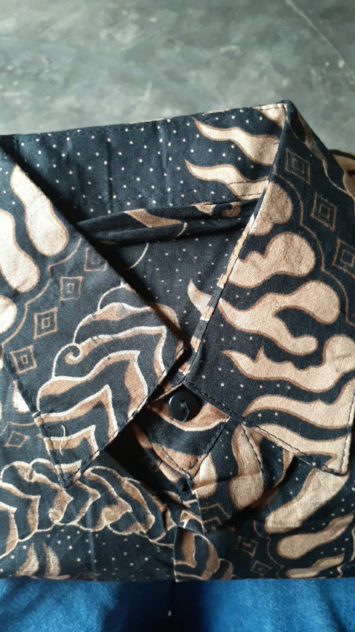 Baju Batik Pria Slimfit Big Size M L Xl Xxl Atasan Kemeja Batik Lengan Panjang Original