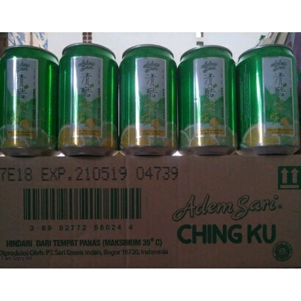 

Adem Sari Chingku Kaleng 320ML isi 24pcs