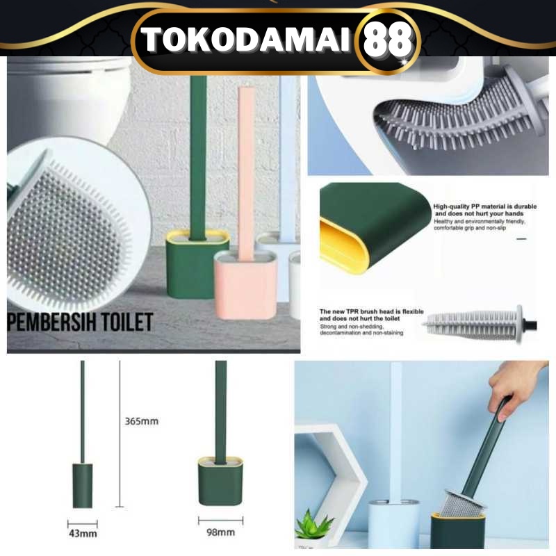 Sikat Pembersih Toilet Silikon /Brush Toilet Silicone: Sikat WC Silikon