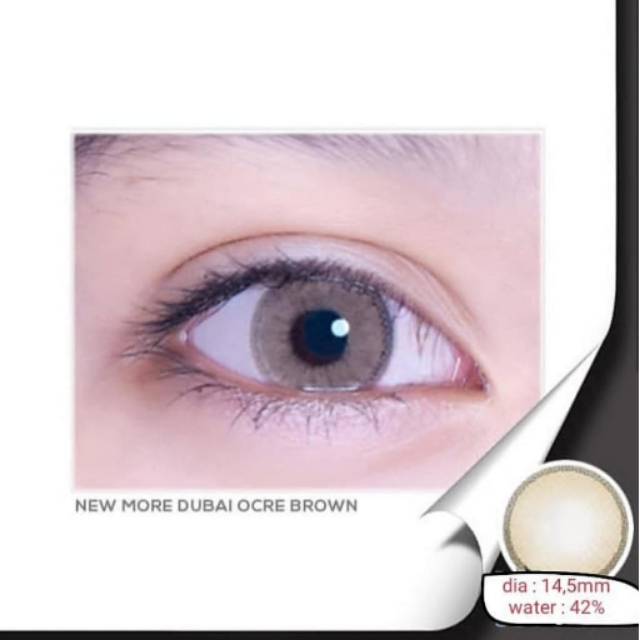 SOFTLENS NEW MORE DUBAI OCRE BROWN.