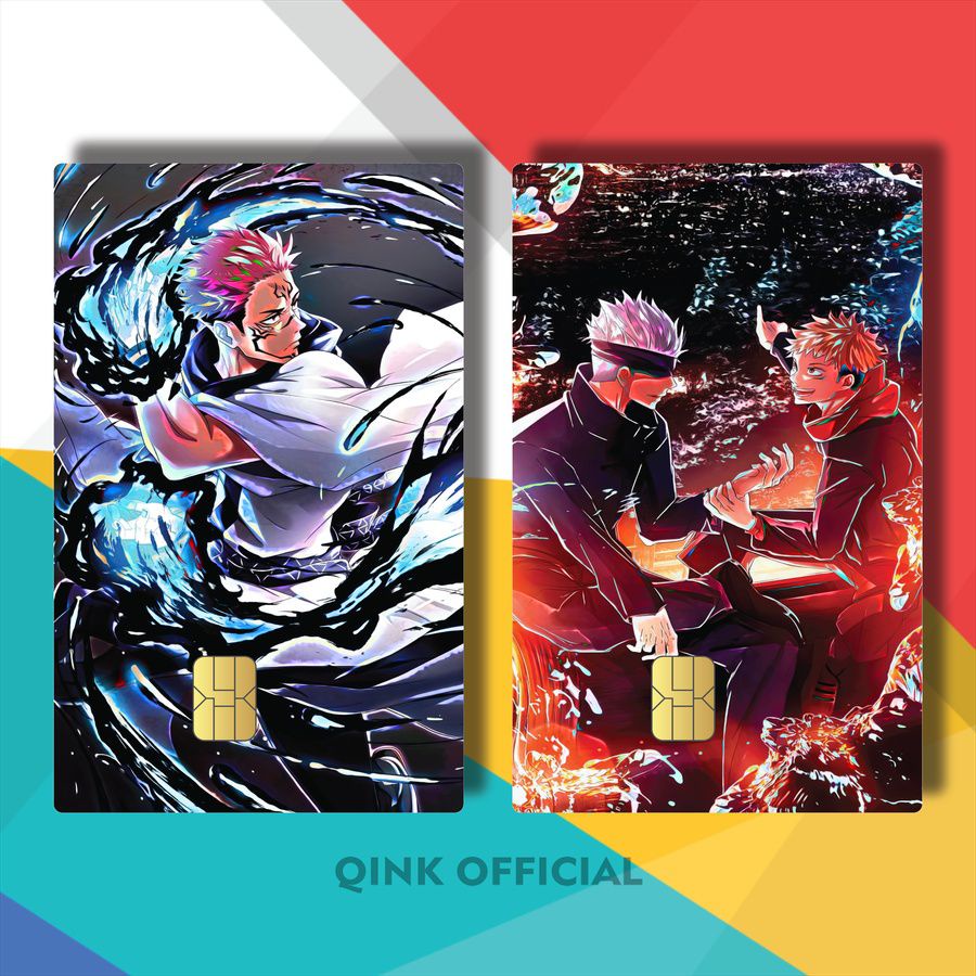 GARSKIN ATM ANIME JUJUTSU KAISEN HOLOGRAM YVTQU/ZZK3M/ SKIN KTP POPULER ANIME JUJUTSU KAISEN CHARACT
