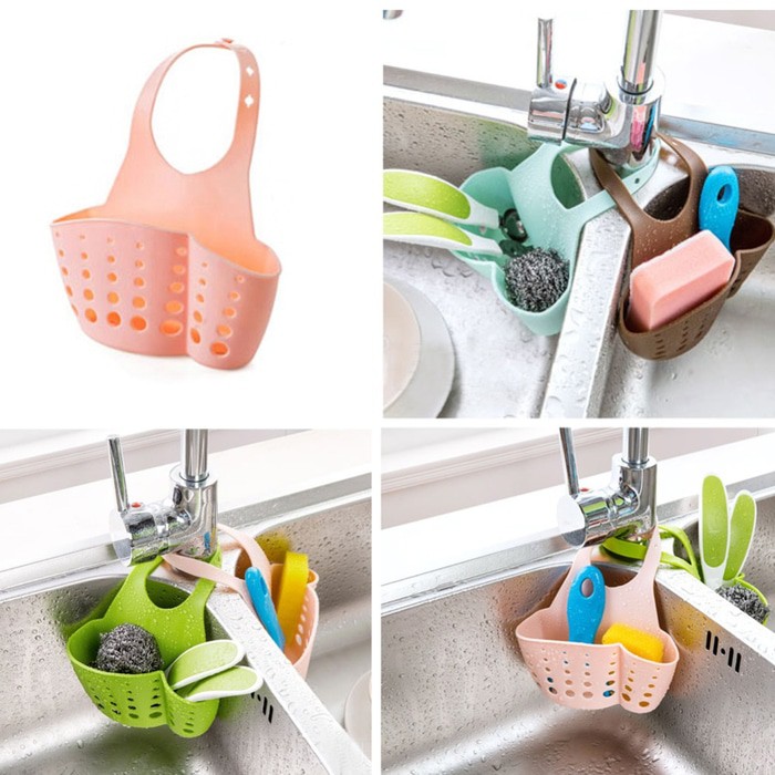 Sgmshop Gantungan Kran Dapur Tempat Kitchen Wastafel Hanger Multifungsi Holder