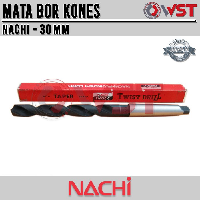 Nachi Mata Bor Besi Kones 30 mm  / Taper Shank Drill