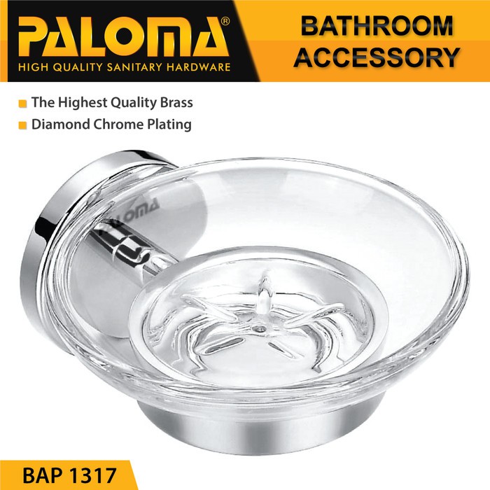 PALOMA BAP 1317 Tempat Sabun Batang Bar Soap Holder Dinding Mandi