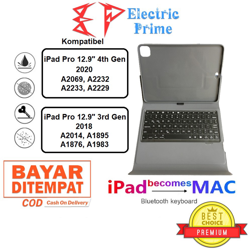 Case iPad Pro 12.9 inch 2020 Gen 4th TRIPLEDI A2069 A2232