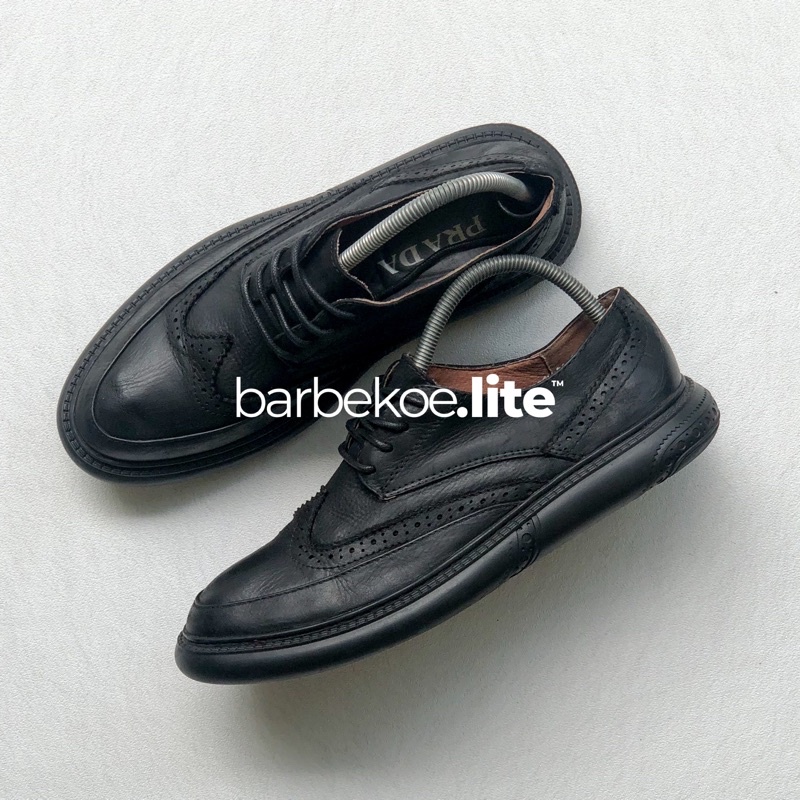 Wingtip Men Black by Prada