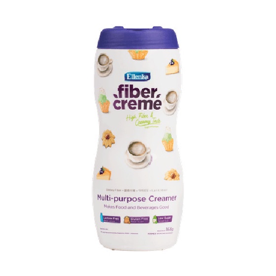 

Krimer- Ellenka Fiber Creme| Creamer Kemasan Botol @168Gr -Krimer.