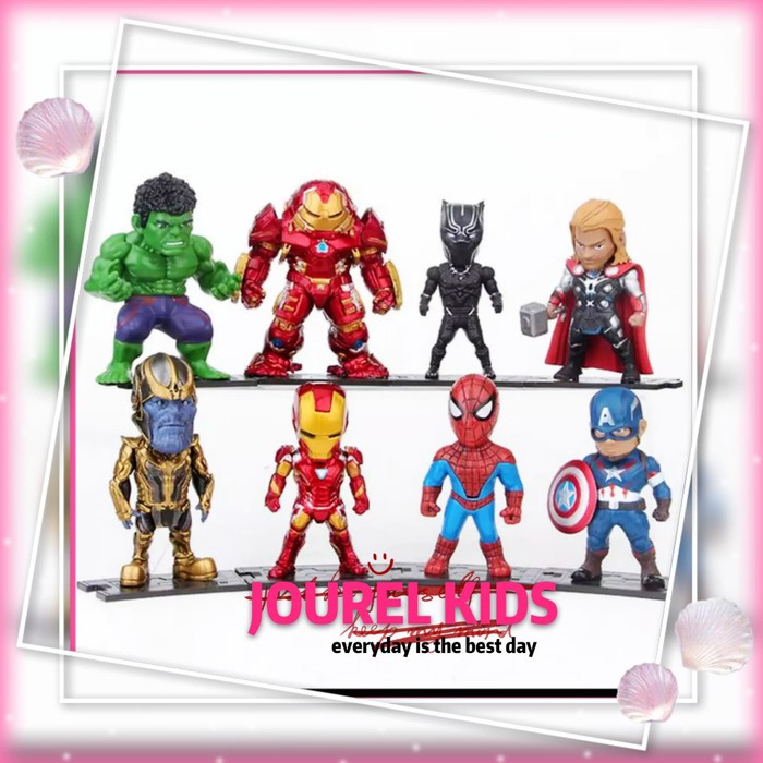 JK -  Action figure marvel Avengers infinity war thanos black phanter hulk