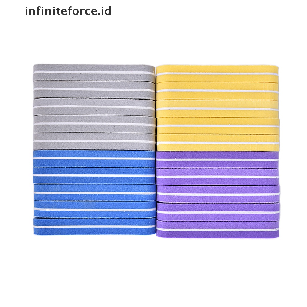 Infiniteforce.id 10pcs / Set Spons Buffer Kuku Untuk Nail Art