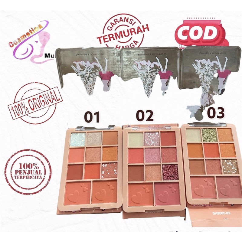 [ orange eyeshadow ] sherby palette eyeshadow Peach Orange series - eyeshadow palette sherby peach