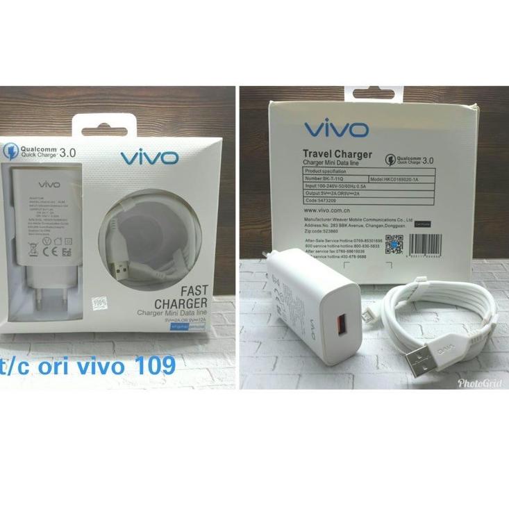 Paket Hemat Charger ORI Vivo USB TYPE-C Fast Charging Cas/Casan/Travel Charger