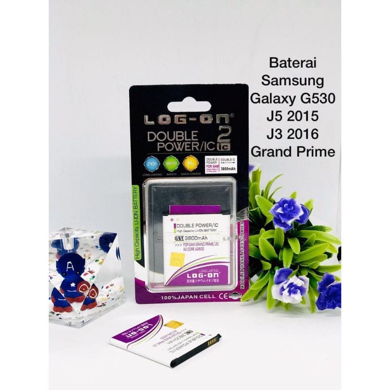 Baterai LOG-ON SAMSUNG Galaxy G530 J2 Prime J3 2016 J5 2015 Grand Prime Battery LOG ON SAMSUNG J2Prime G530 J3 j5 2015 Batre LOG-ON SAMSUNG J2 Prime G530 J3 j5 2015 GRANDPRIME ORIGINAL