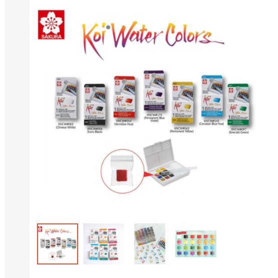 Sakura Koi Watercolor Half Pan Refill (2/2)