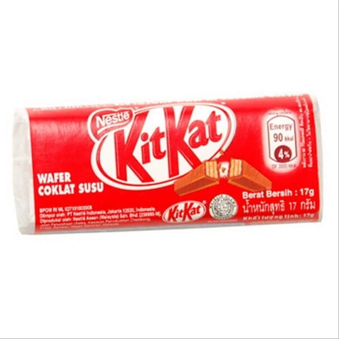 

KIT KAT 2'F WAFER COKLAT SUSU 17G