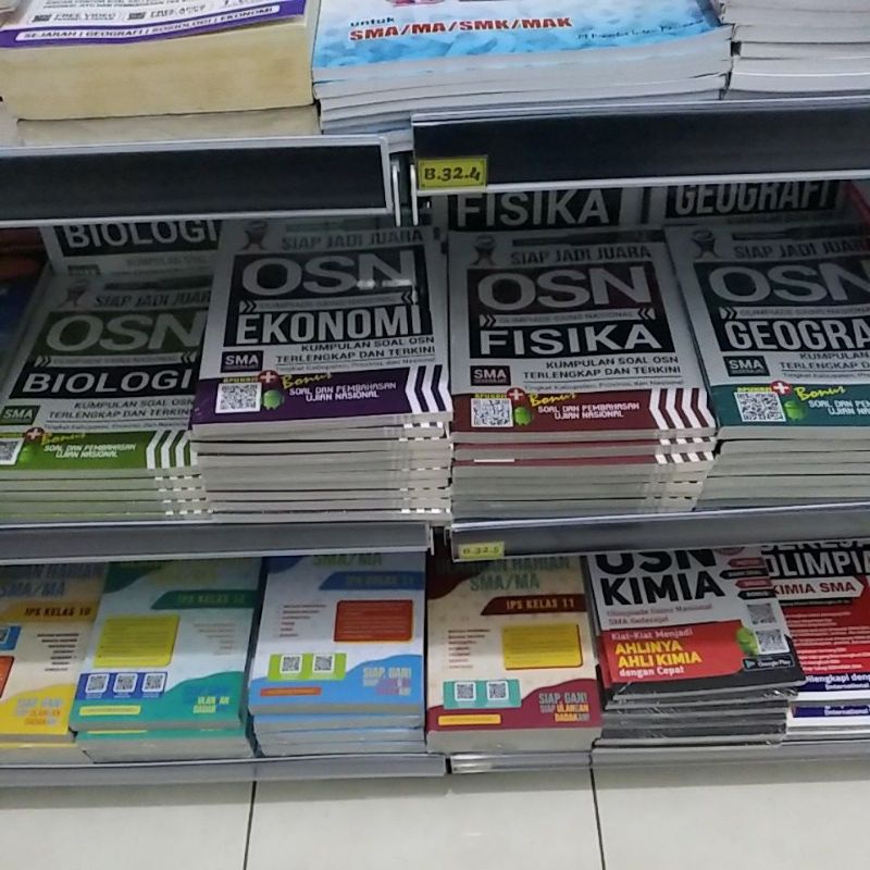 SIAP JADI JUARA OSN MATEMATIKA FISIKA EKONOMI KIMIA AKUNTANSI ASTRONOMI BIOLOGI GEOGRAFI KIMIA SMA BUKU OSN SMA-1