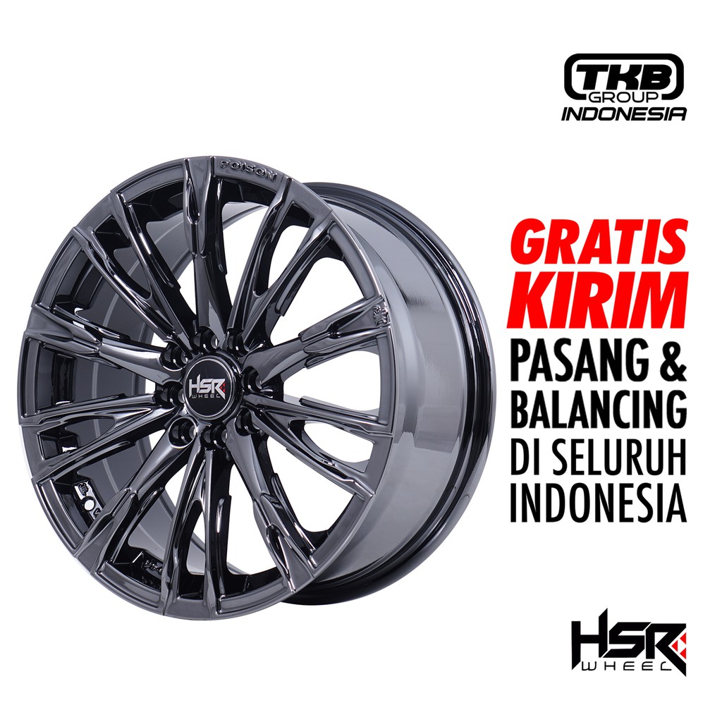 Velg Mobil Import Ring 17 HSR SENORITA For Brio Jazz Yaris Dll