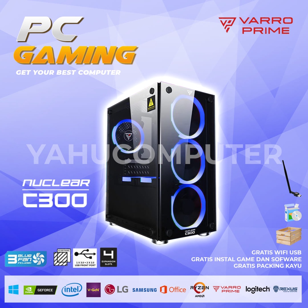 PC GAMING INTEL CORE I7 3770 - VGA DDR 5 - RAM 16GB - SSD 1TB - HDD 2TB