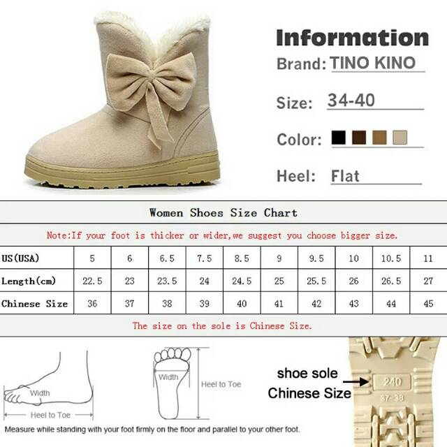 BOW SNOW BOOTS #1621