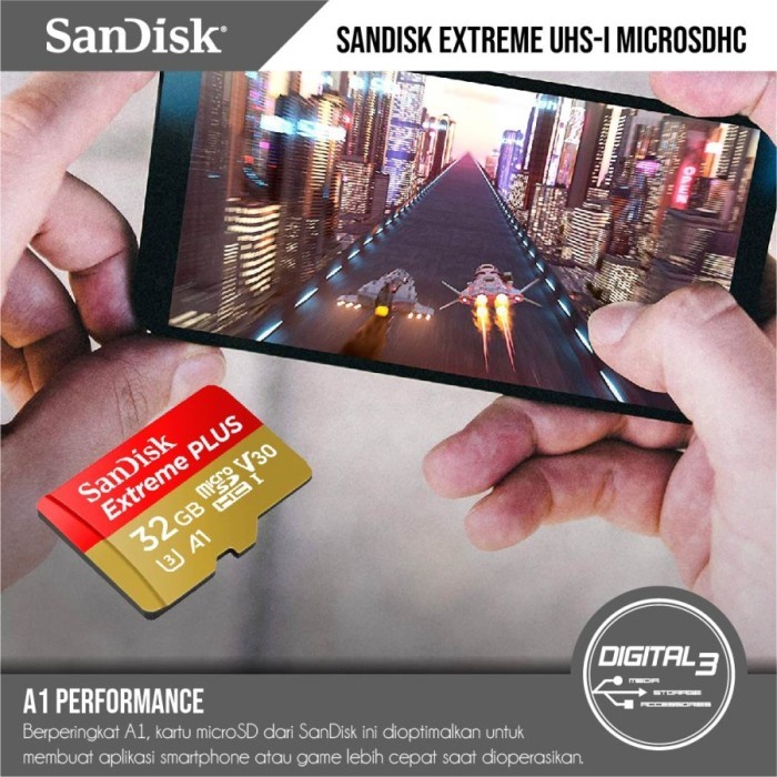 Microsd sandisk extreme v30 32gb memory card micro sd 32 gb A1 memori