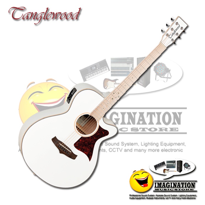 Tanglewood TW4EBLW Winterleaf Blonde Superfolk Acoustic Electric Guitar