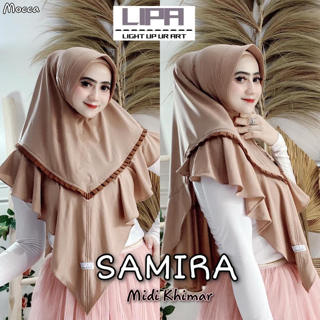 Jilbab Instan Bergo Jersey Samira Ori Lipa-MOCCA