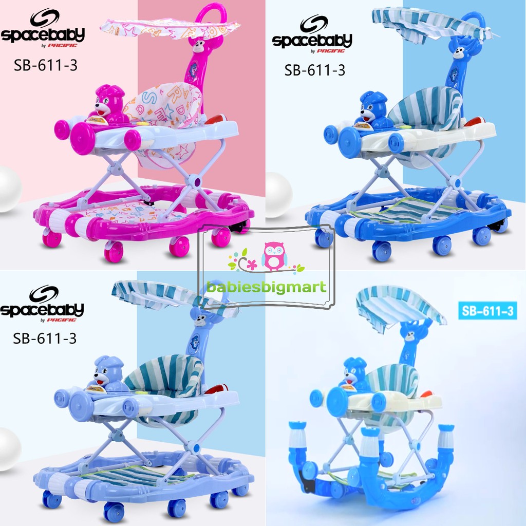 FREE BUBBLEWRAP BABY WALKER SPACE BABY WALKER SB 611 - 612 - 615 - 618 - 611 - 139 - 315 - 705 - 709 DORONGAN AYUNAN SPACEBABY